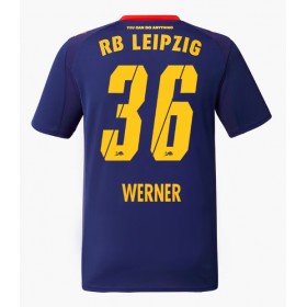 RB Leipzig Timo Werner #36 Borte skjorte 2025-26 Kortermet